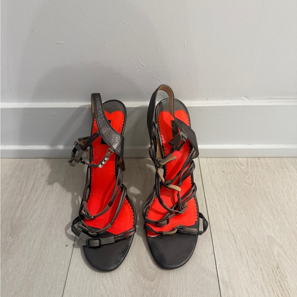 Diesel strap heels